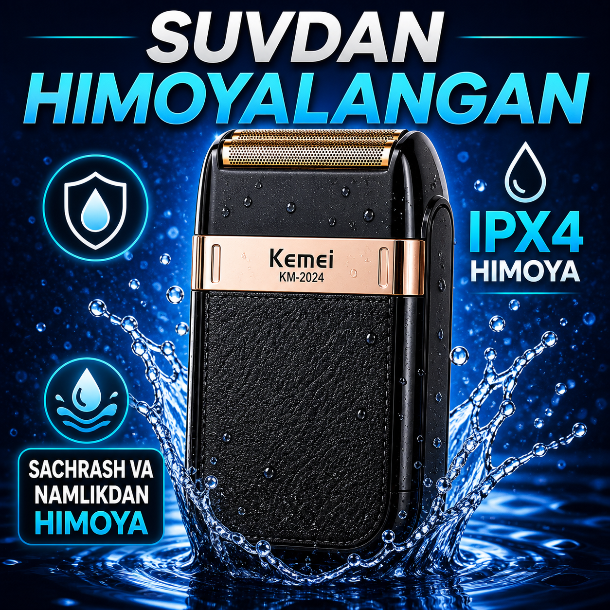 IPX4 suvdan himoya
